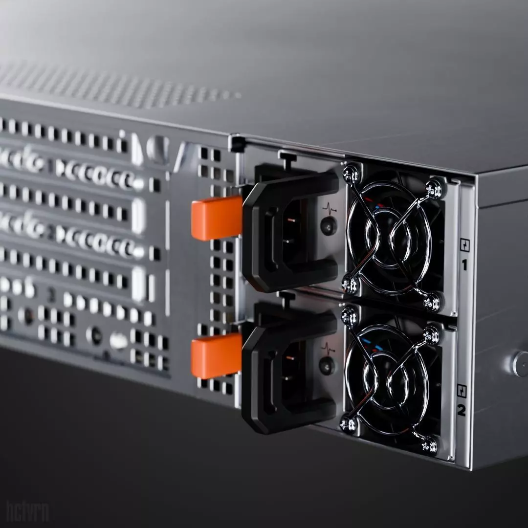 Dell PowerEdge R510 Server 3D model_8