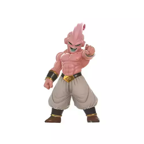 Majin Buu Kid Buu Powerful Stance 3D print model