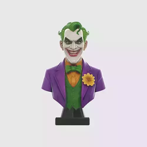 Joker Bust Comic Villain