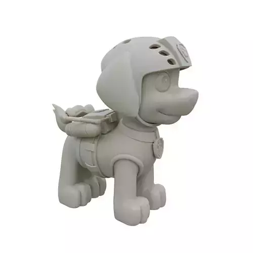 Zuma Paw Patrol High Quality STL Model for 3D Print