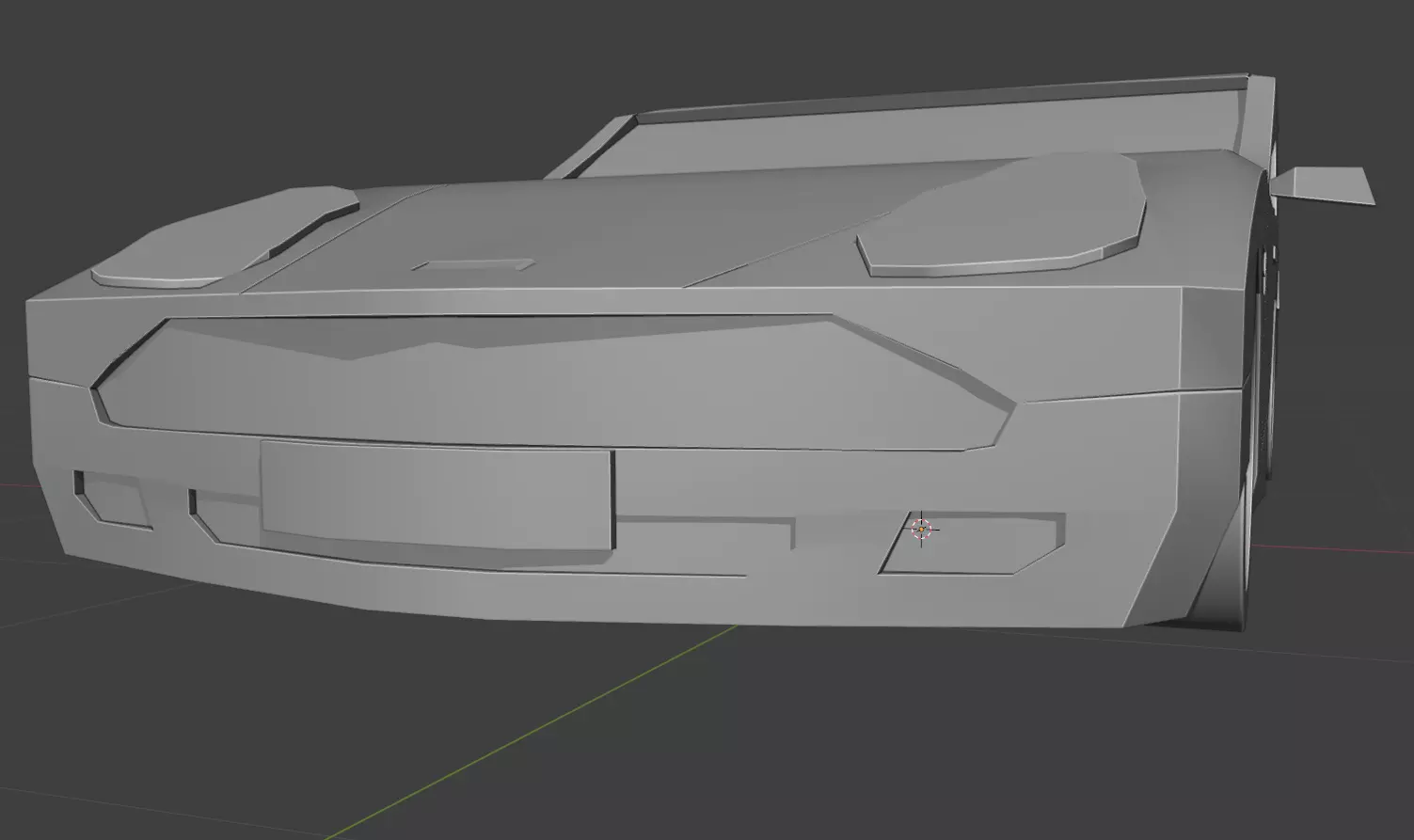 Aston Martin DB9 Car Low Poly Low-poly 3D model_14