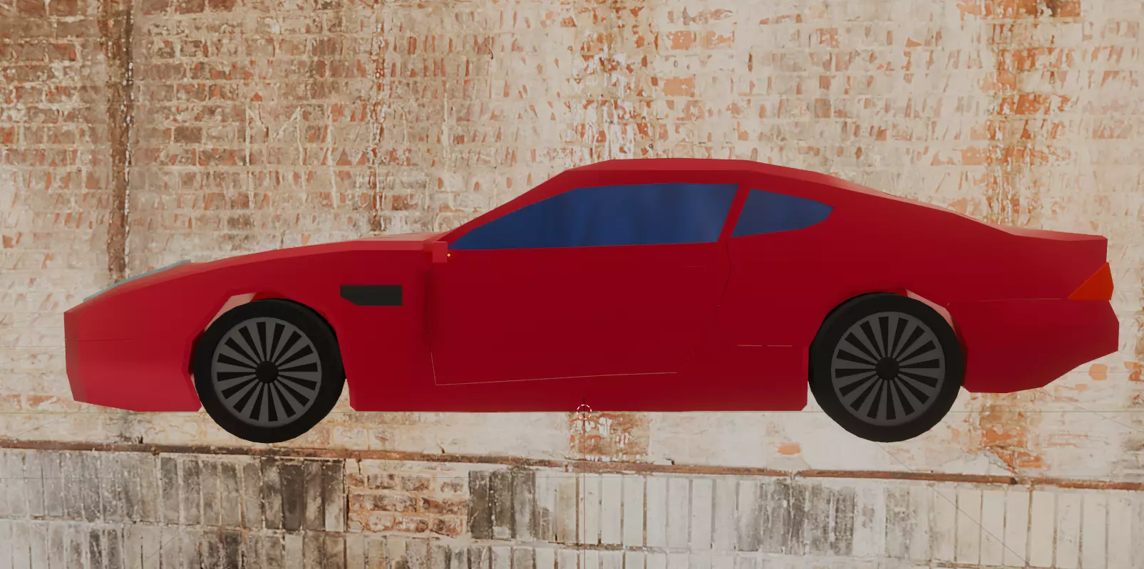 Aston Martin DB9 Car Low Poly Low-poly 3D model_5