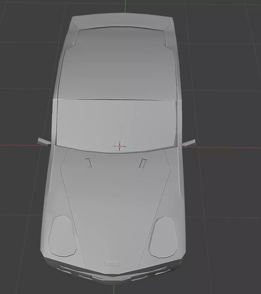 Aston Martin DB9 Car Low Poly Low-poly 3D model_19