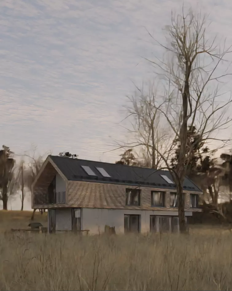 Deadwood Cabin 3D model_0