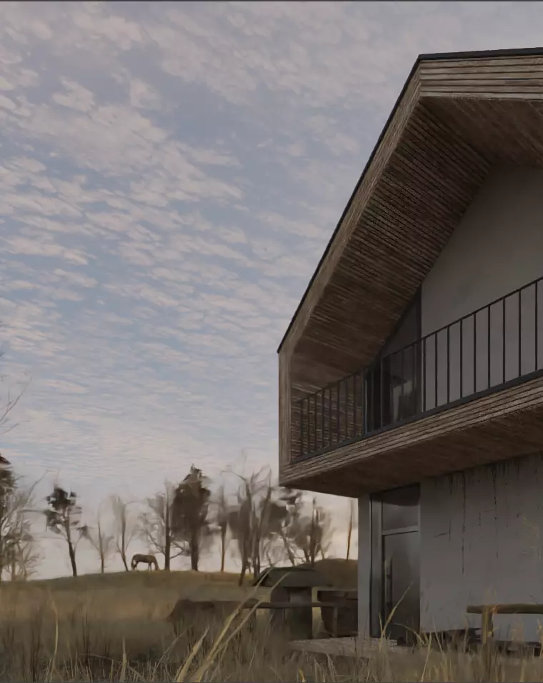 Deadwood Cabin 3D model_4