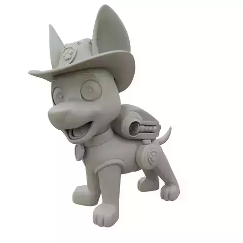 Tracker Paw Patrol High Quality STL Model for 3D Print
