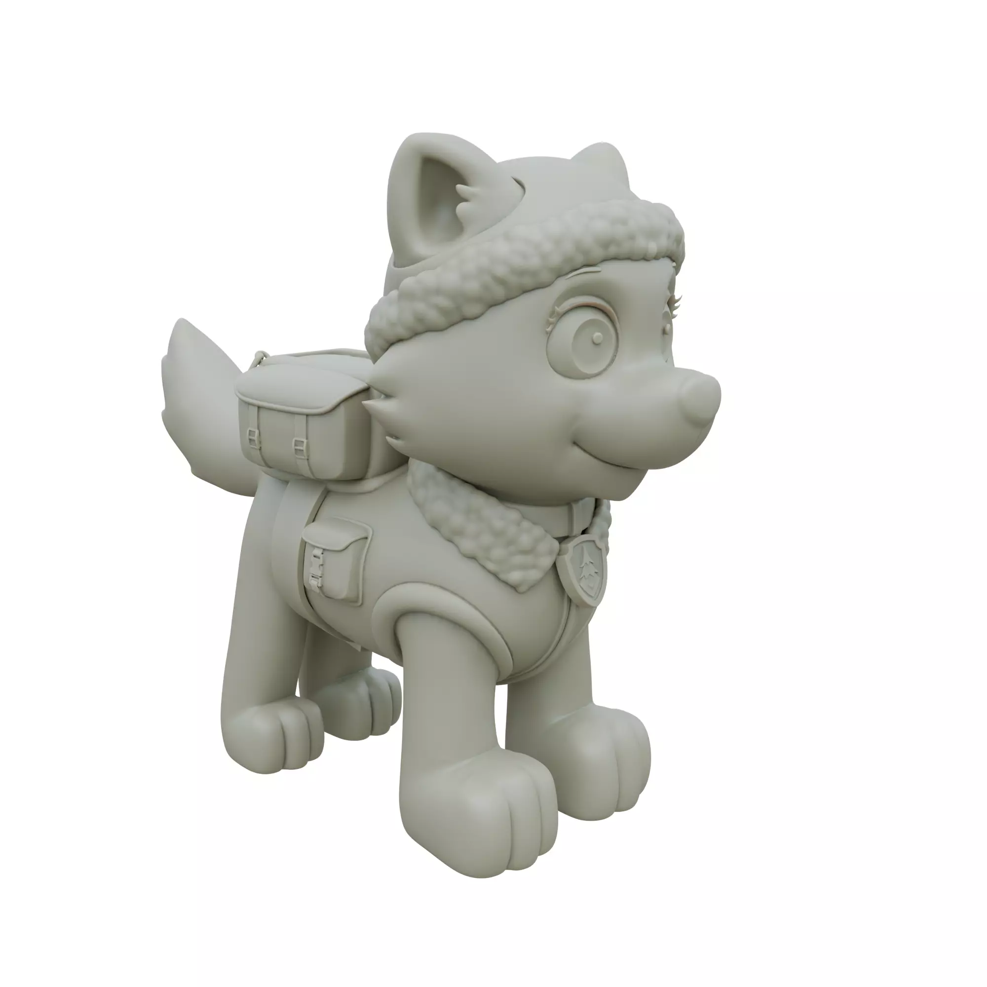 Everest Paw Patrol High Quality STL Model for 3D Print 3D print model_0