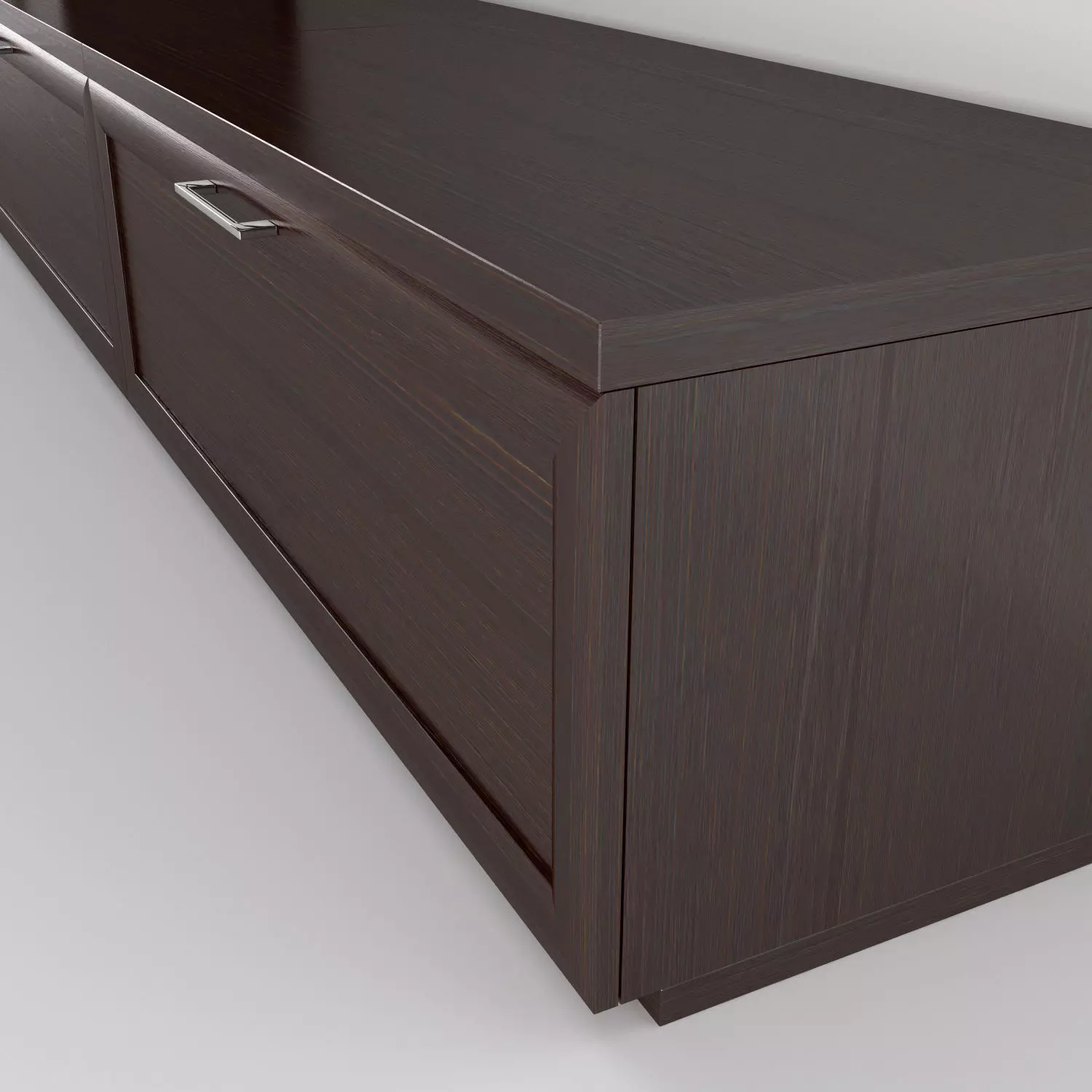 TV Media Wall Unit 2 3D model_1