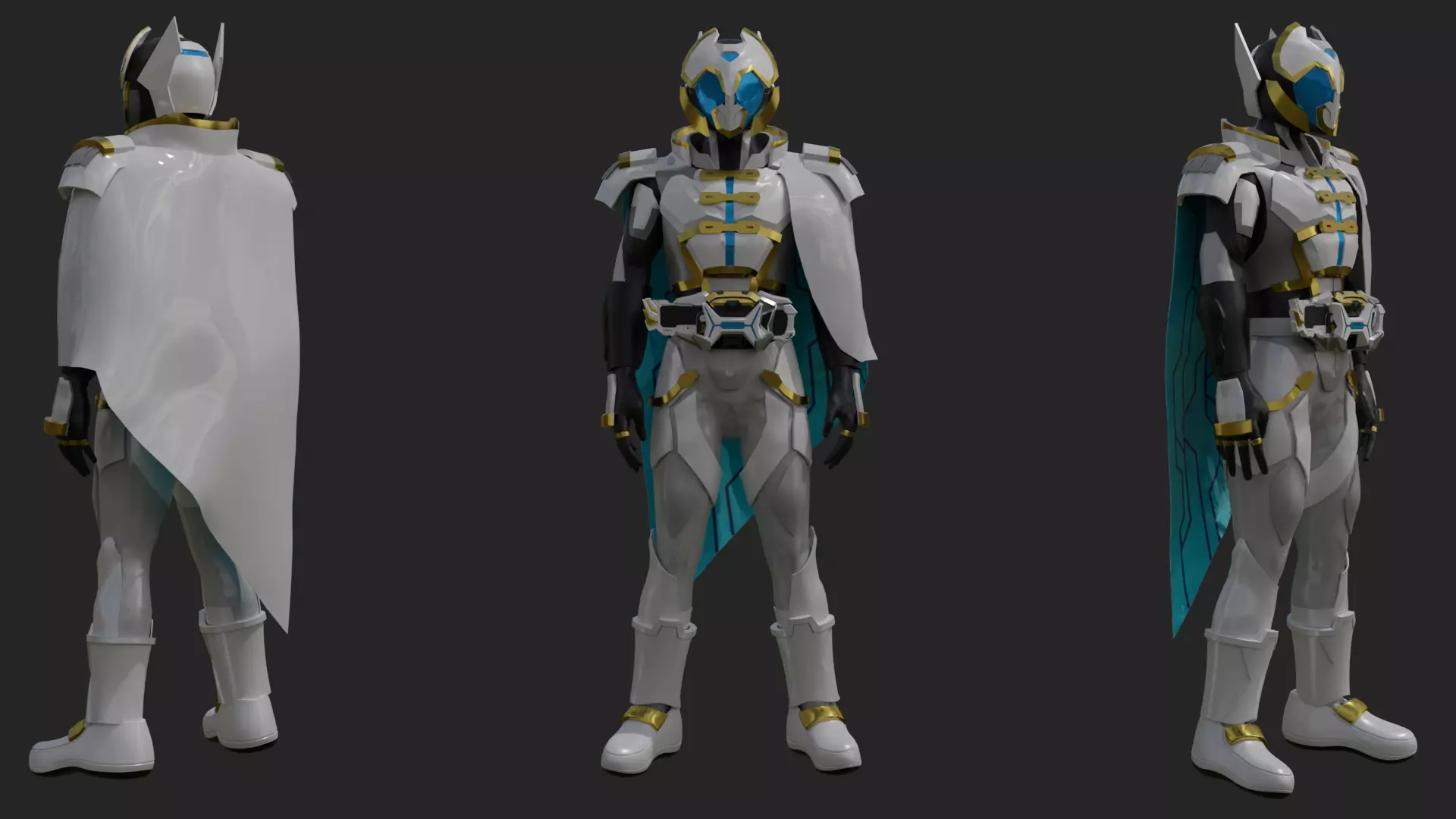 Kamen Rider Zein 3D model_1