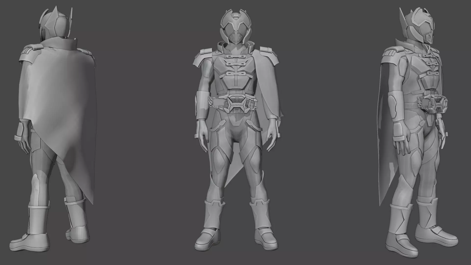 Kamen Rider Zein 3D model_2
