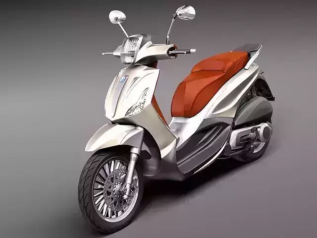 Piaggio bv tourer 300 2011 3D Model 3D model