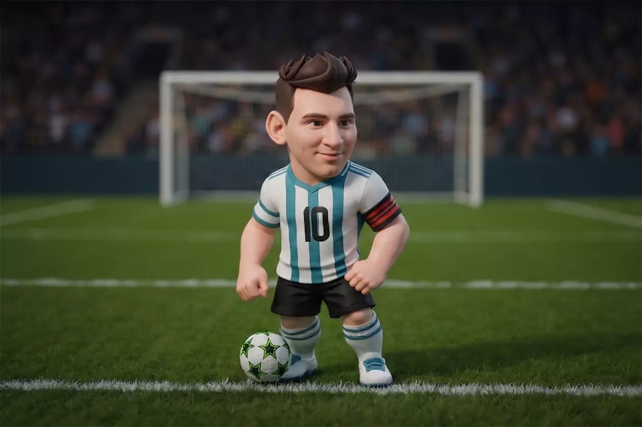 LIONEL MESSI - MULTICOLOR READY -FDM 3D print model