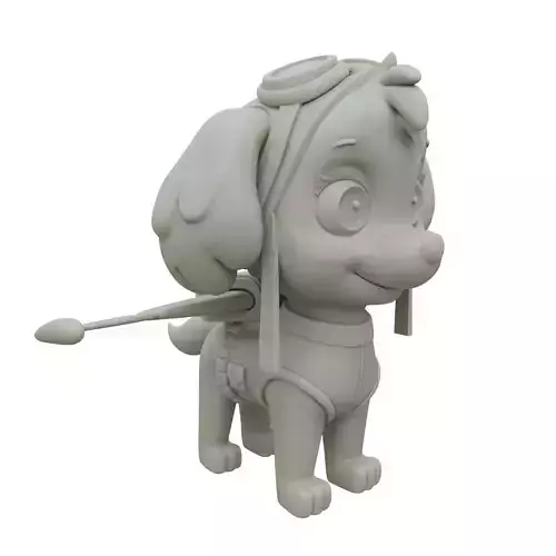Skye Paw Patrol High Quality STL Model for 3D Print 3D print model