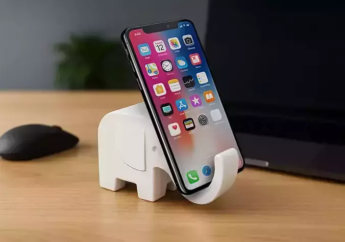 Elephant Phone Stand 3D print model