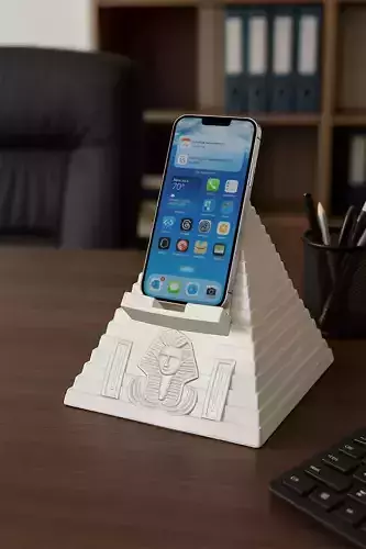 Egyptian Pyramid Phone Stand 3D print model