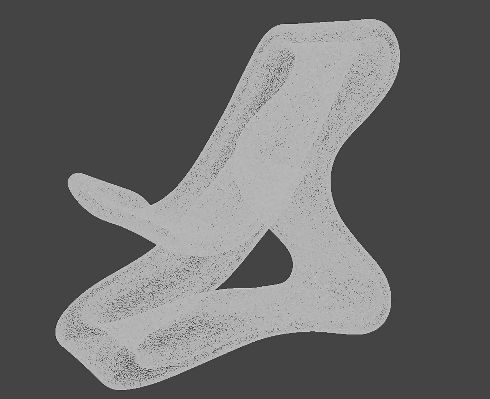 Curved Base Phone Stand 3D print model_13