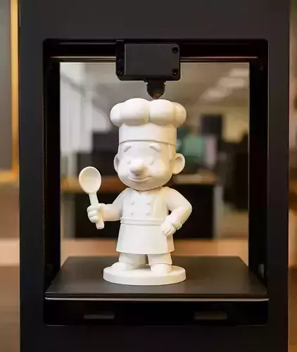 Cartoon Chef Figurine 3D print model