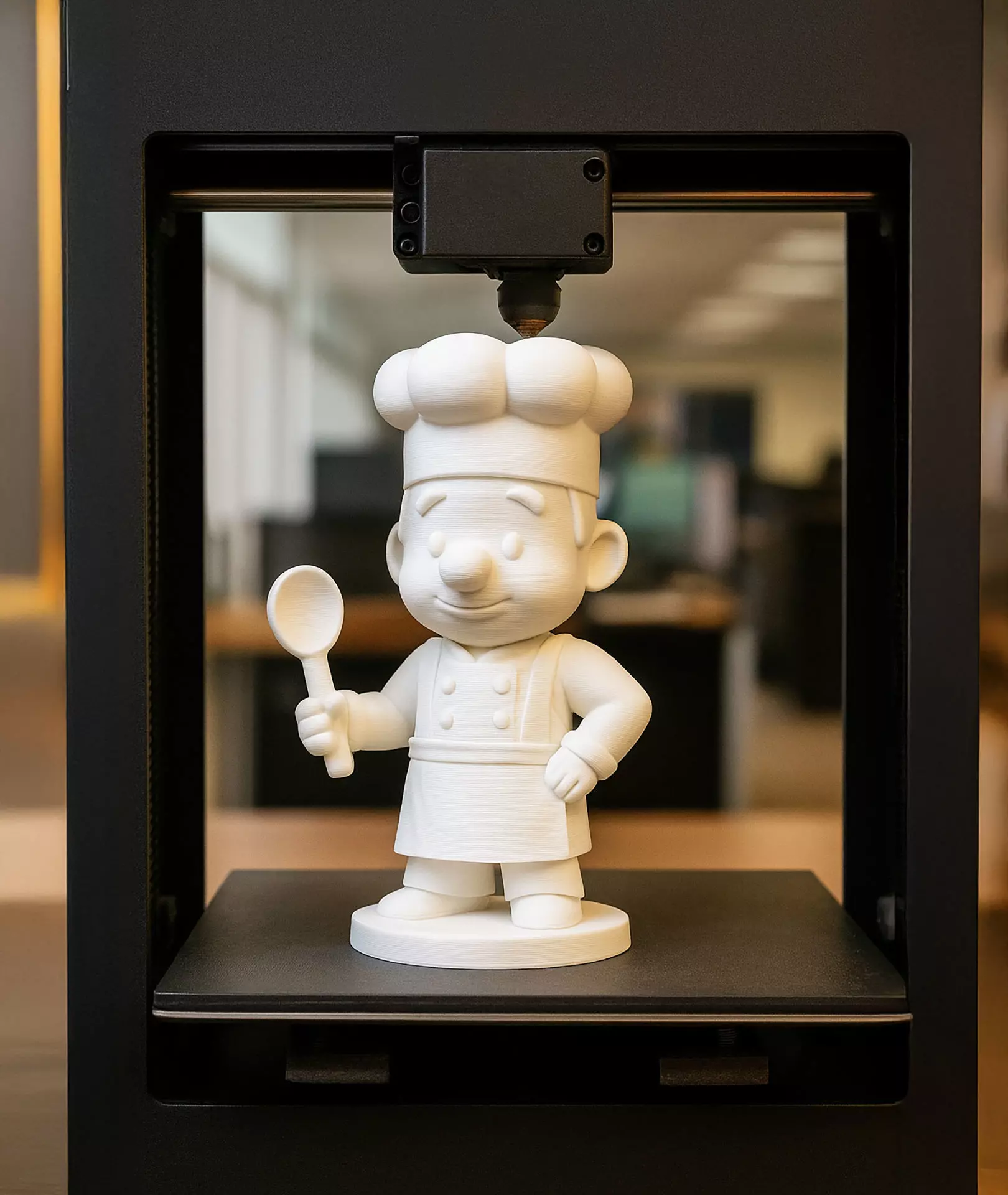 Cartoon Chef Figurine 3D print model_4