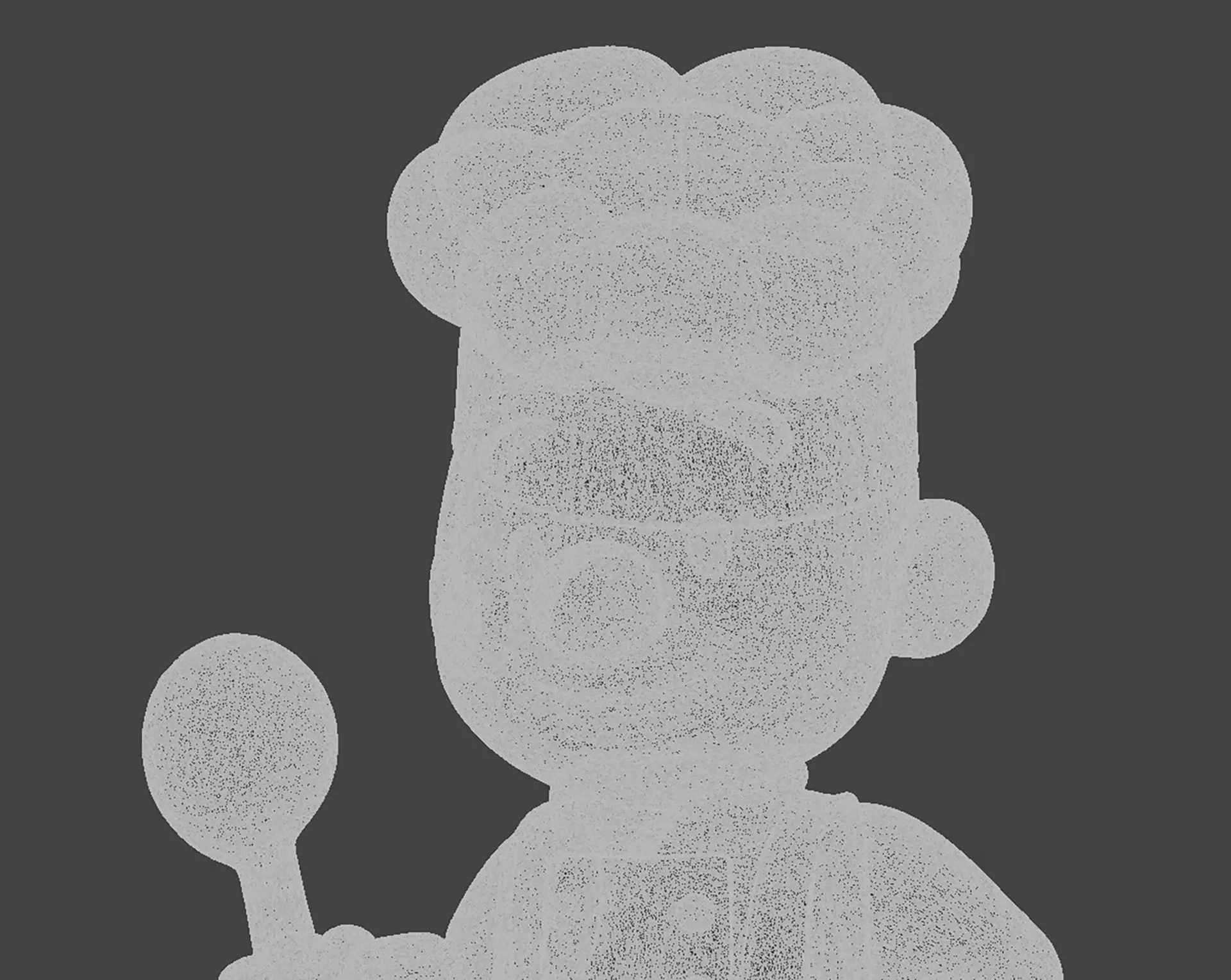 Cartoon Chef Figurine 3D print model_21