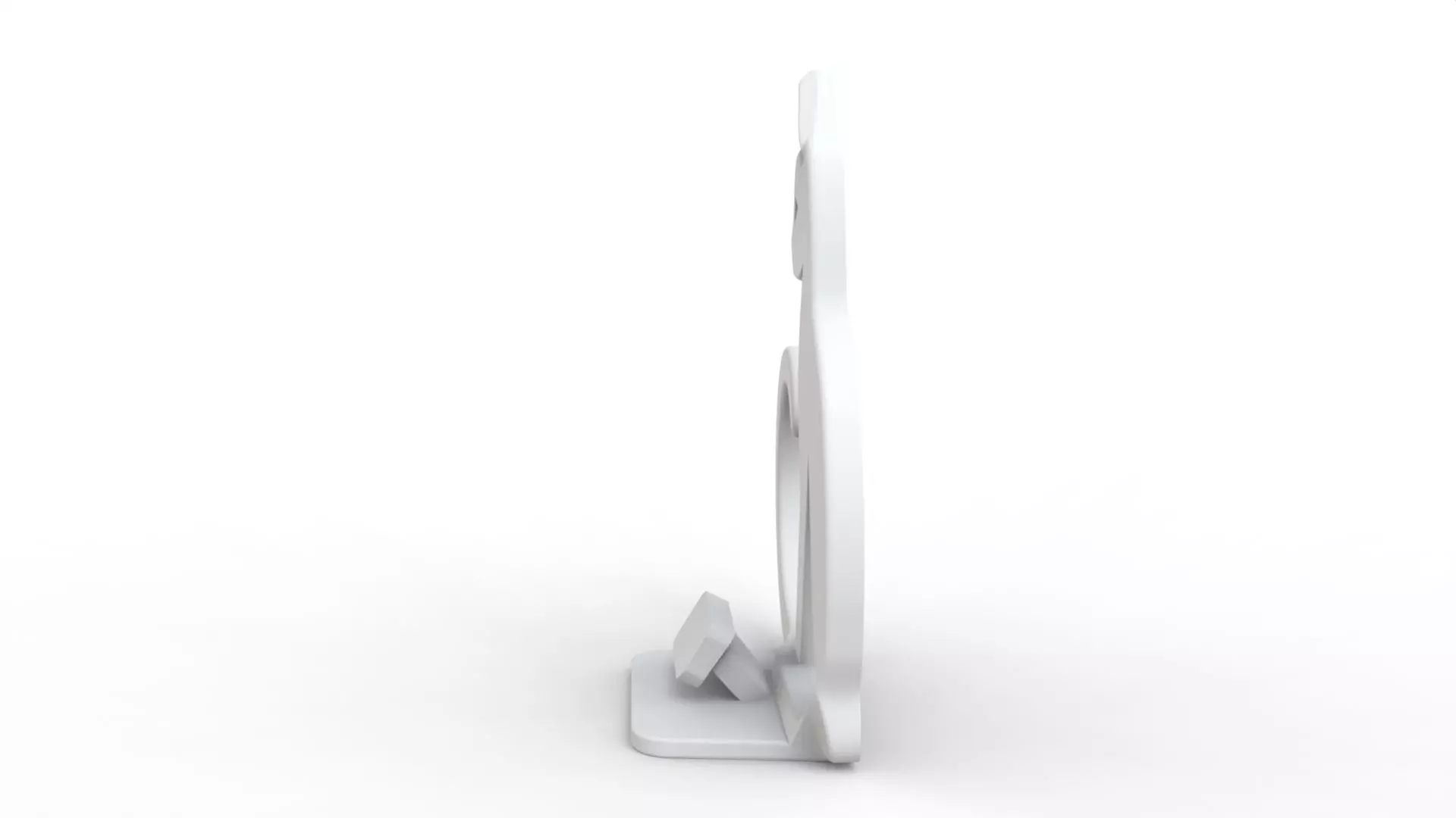 Cat Phone Stand 3D print model_4