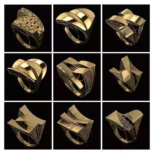 Turkish Fusion Ring Designs  - Bulk Collection