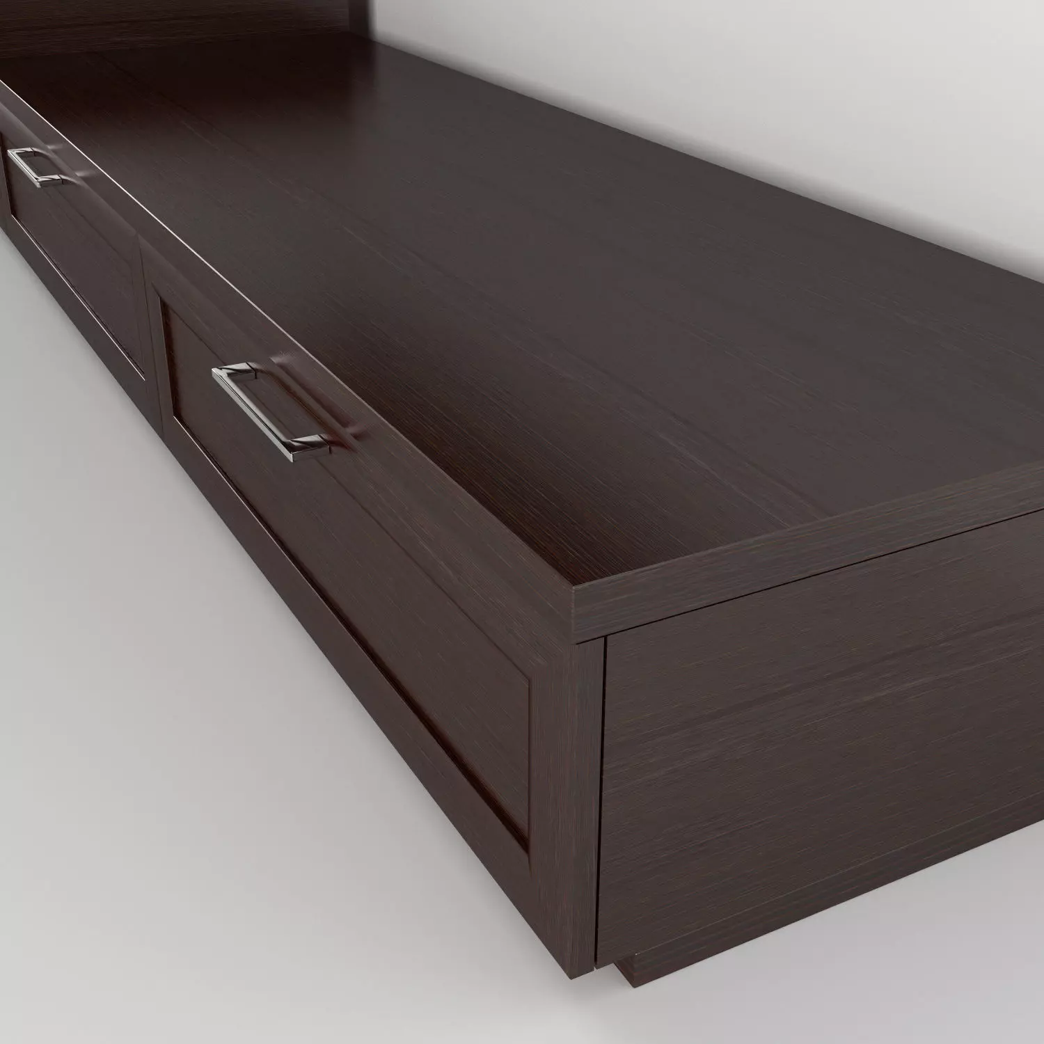 TV Media Wall Unit 16 3D model_1