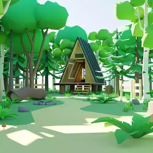 Campsite - Forest Cabin Pack
