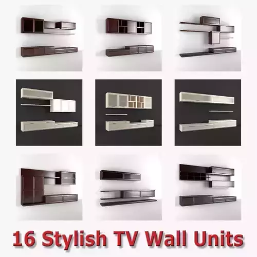 TV Media Wall Unit Collection