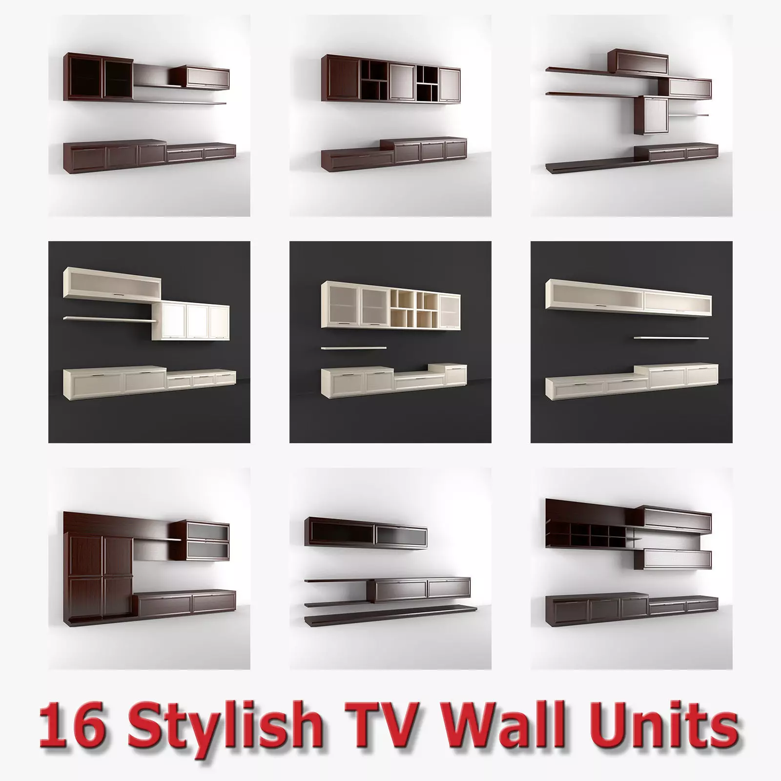 TV Media Wall Unit Collection _0