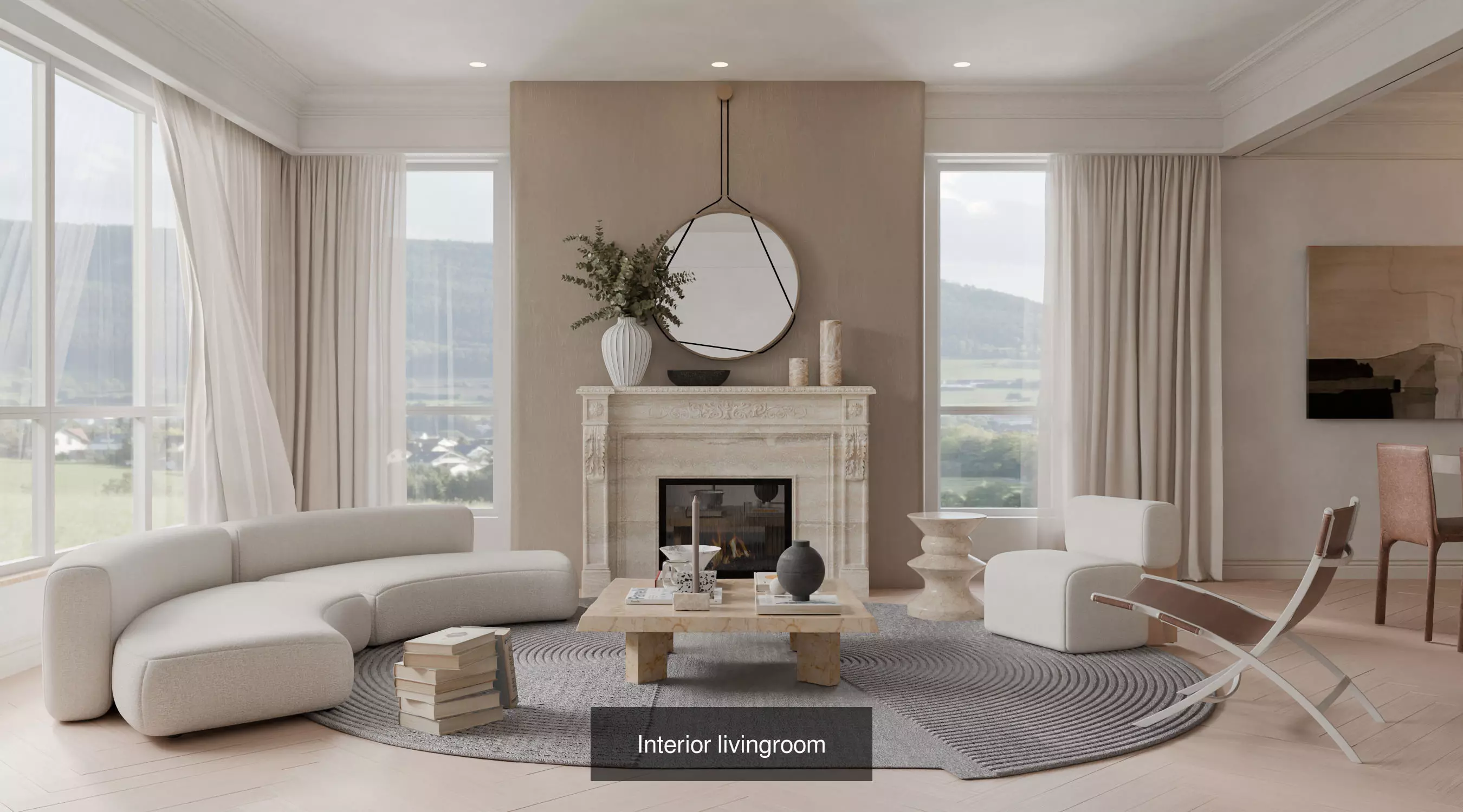 Blender Interior Scene 3D Model Collection_0