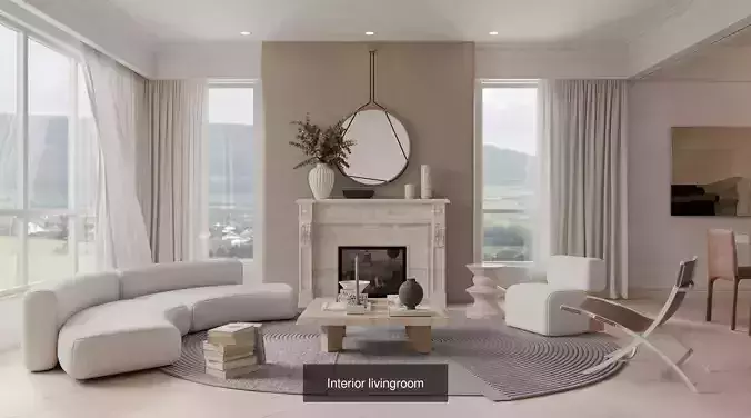 Blender Interior Scene