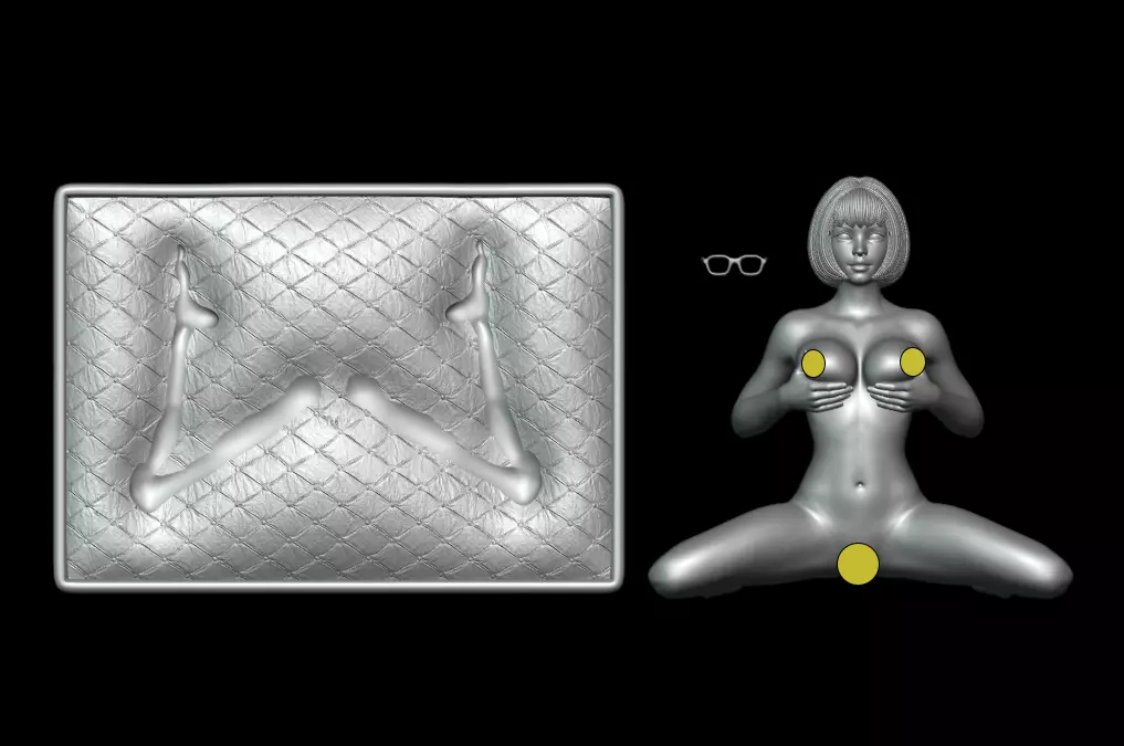 Nude Velma 3D print model_6