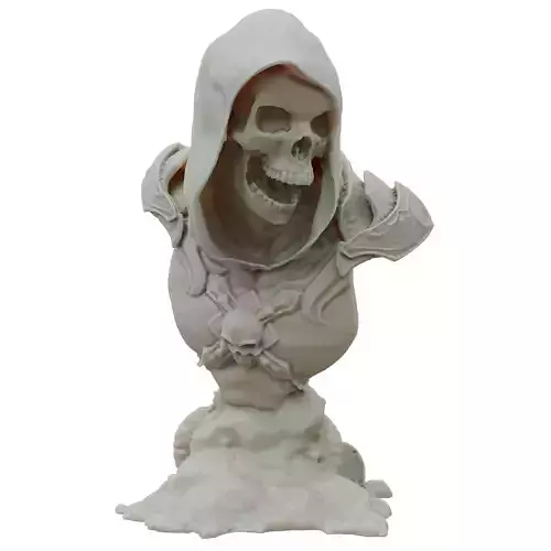 Skeletor Bust High Quality STL for 3D Print