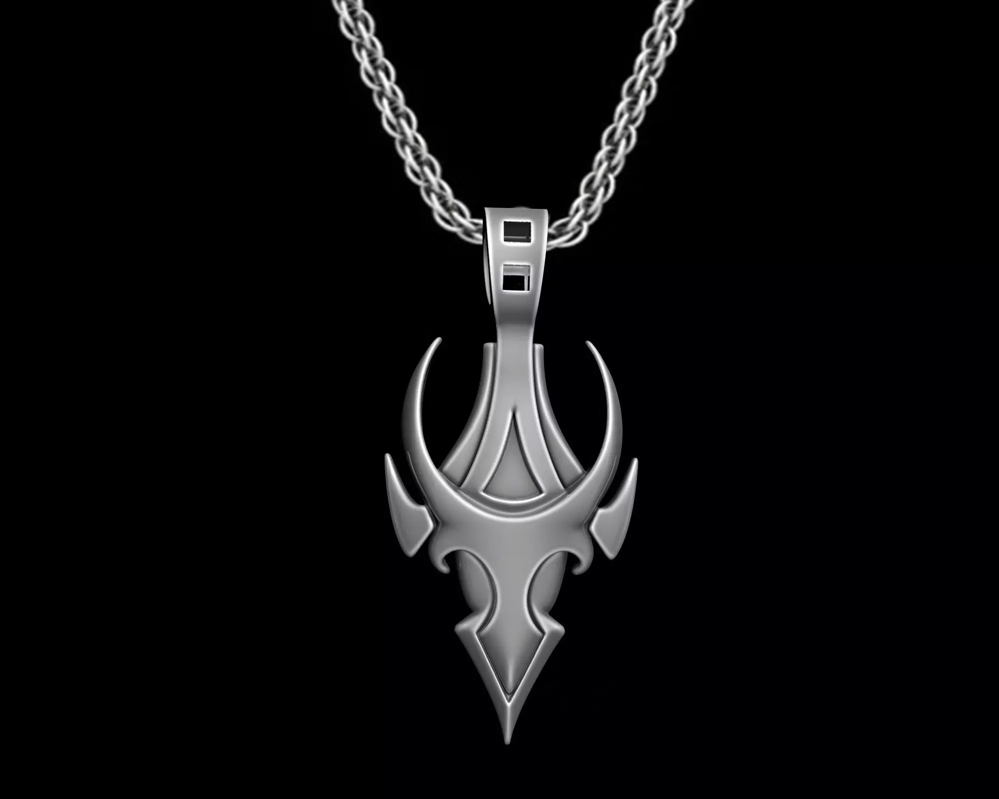 ANCIENT ARROW PENDANT 3D print model_2