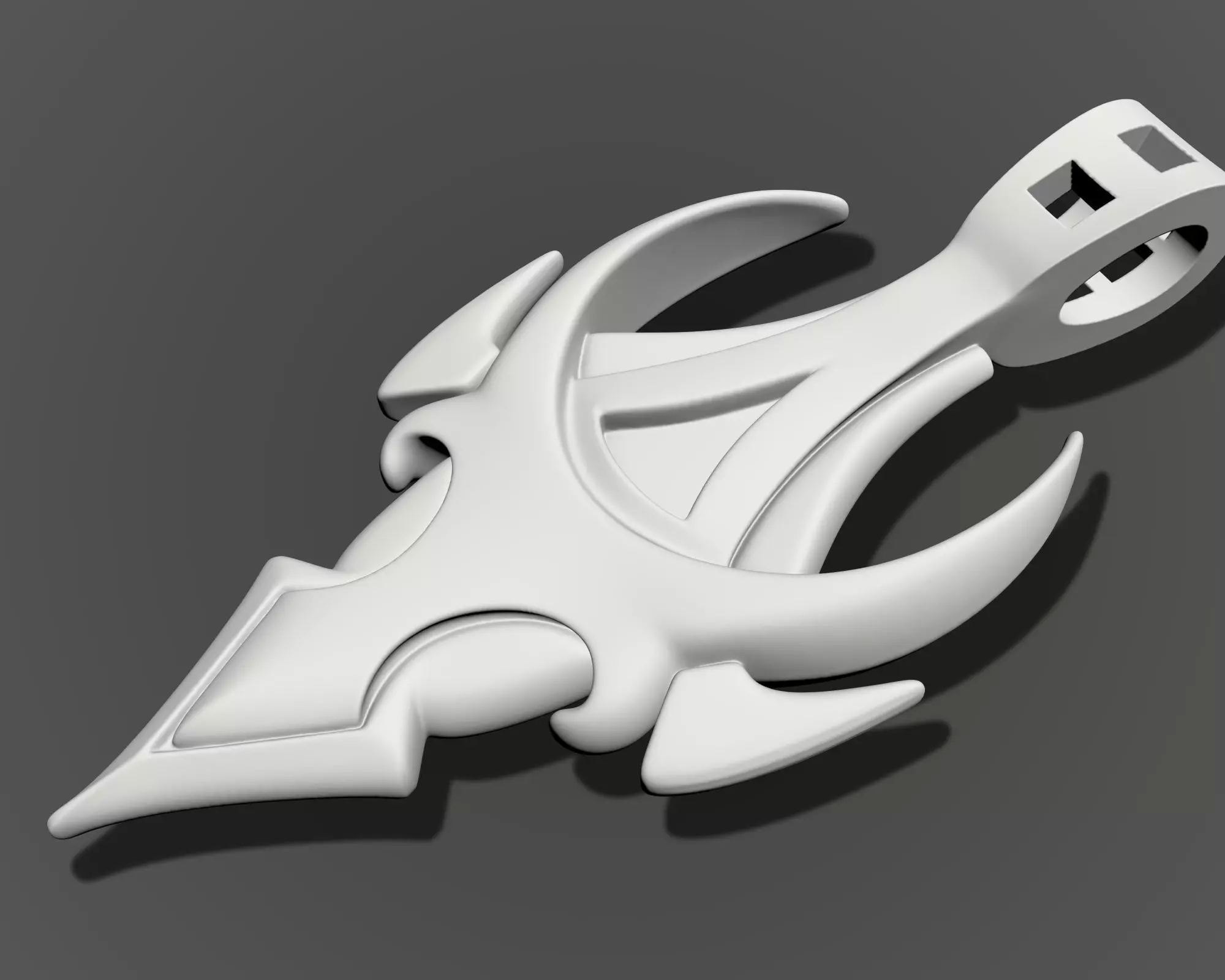 ANCIENT ARROW PENDANT 3D print model_9