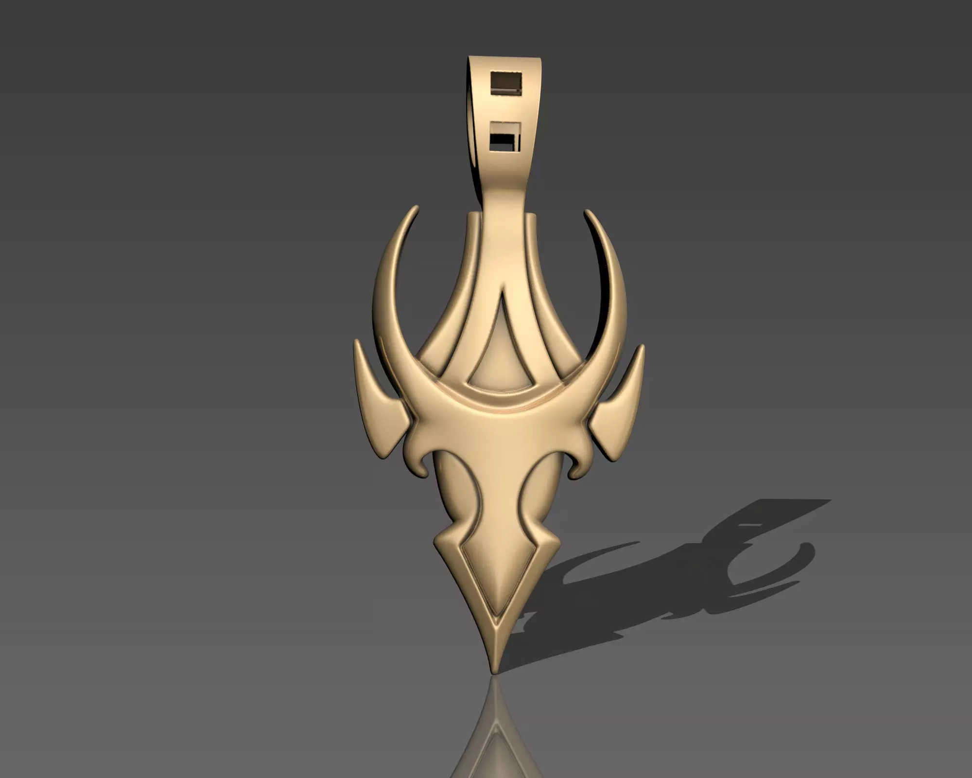 ANCIENT ARROW PENDANT 3D print model_5
