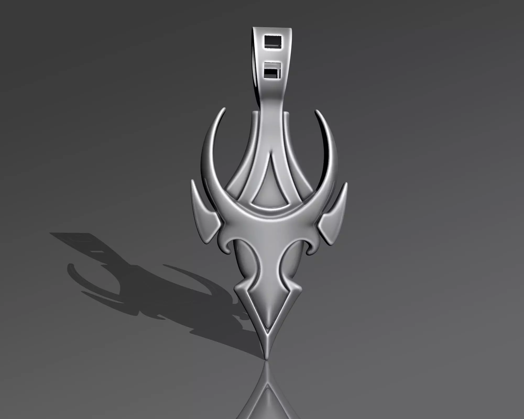 ANCIENT ARROW PENDANT 3D print model_4