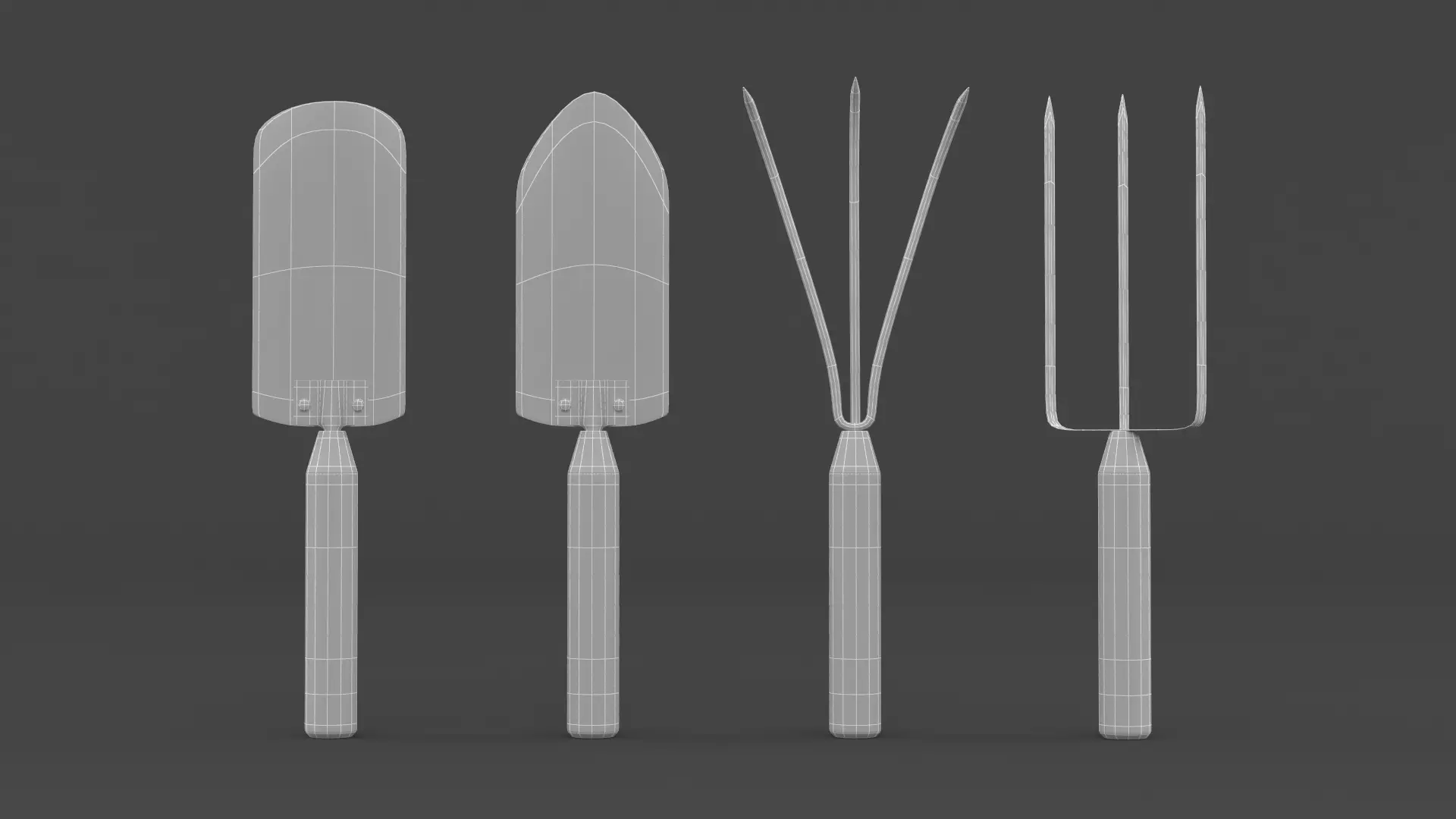 Garden Tools 3D model_10