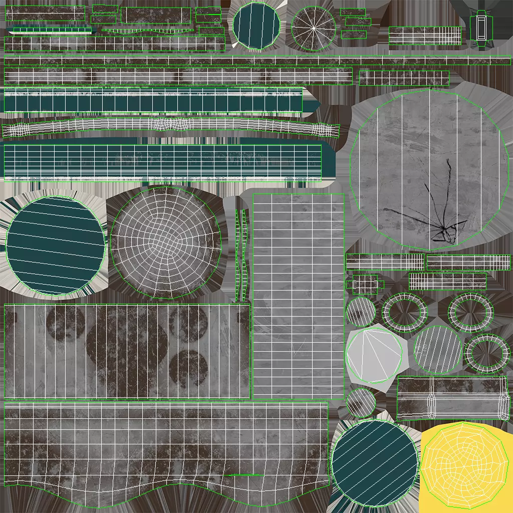 Old Vintage Hanging Portable Lamp Low-poly PBR Low-poly 3D model_23