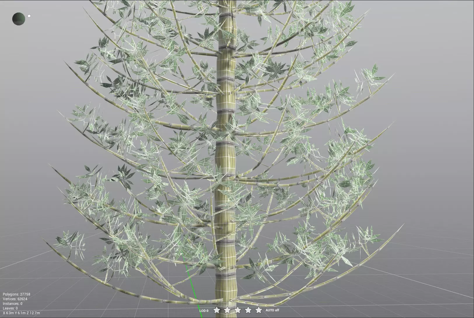 EVERYPlant Calamites Cruciatus LowPoly Low-poly 3D model_33