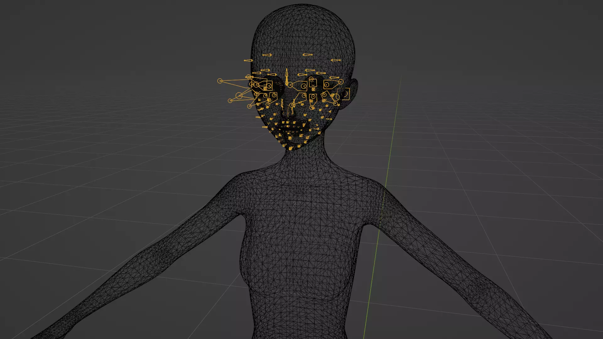 High Detail Asian Anime GirlCute Best BaseMesh Asset Rigged Hot  3D model_61