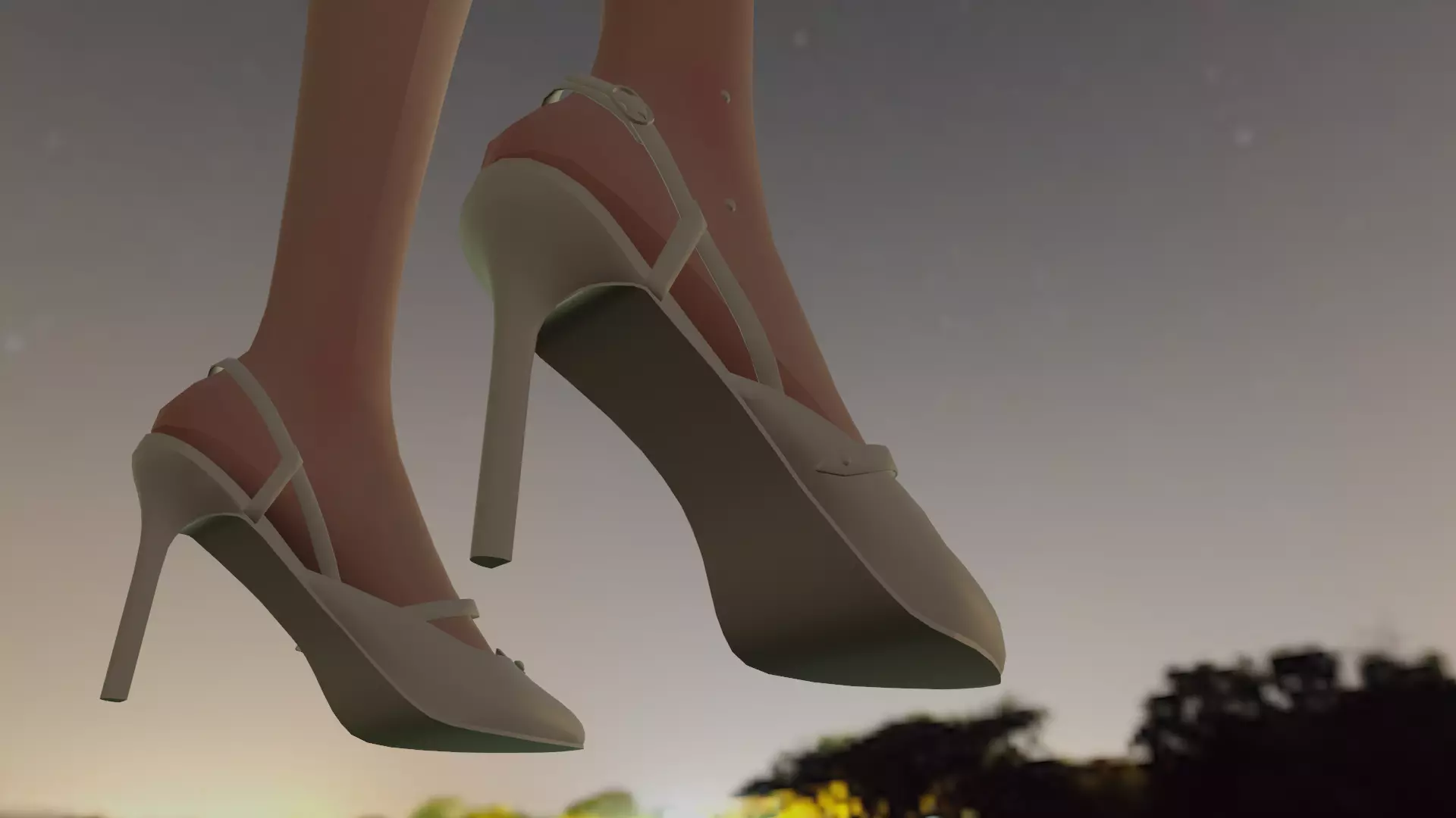 High Detail Asian Anime GirlCute Best BaseMesh Asset Rigged Hot  3D model_28