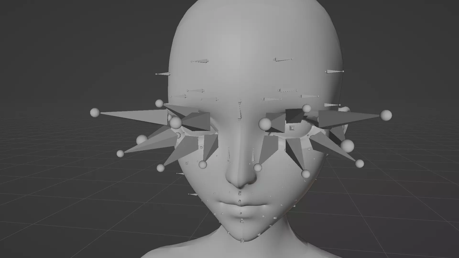 High Detail Asian Anime GirlCute Best BaseMesh Asset Rigged Hot  3D model_63