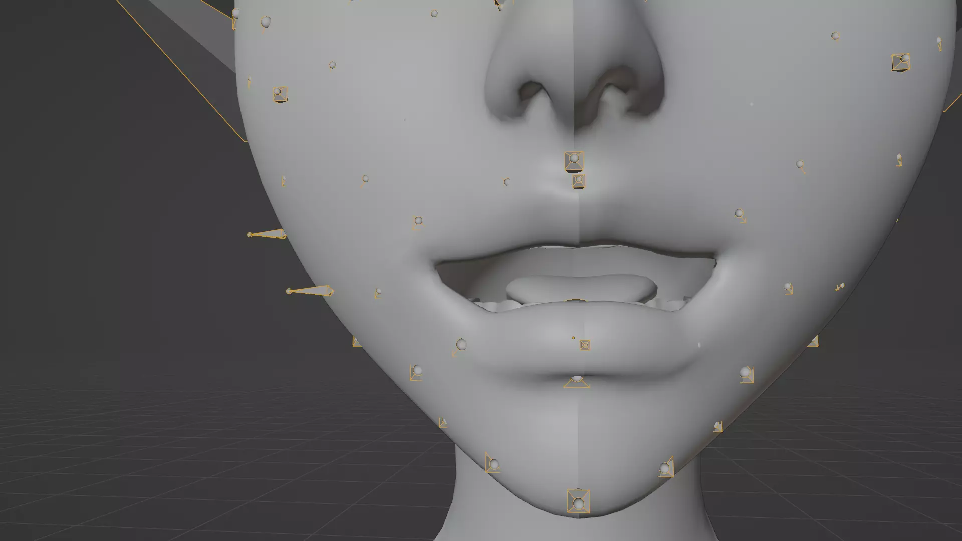 High Detail Asian Anime GirlCute Best BaseMesh Asset Rigged Hot  3D model_5