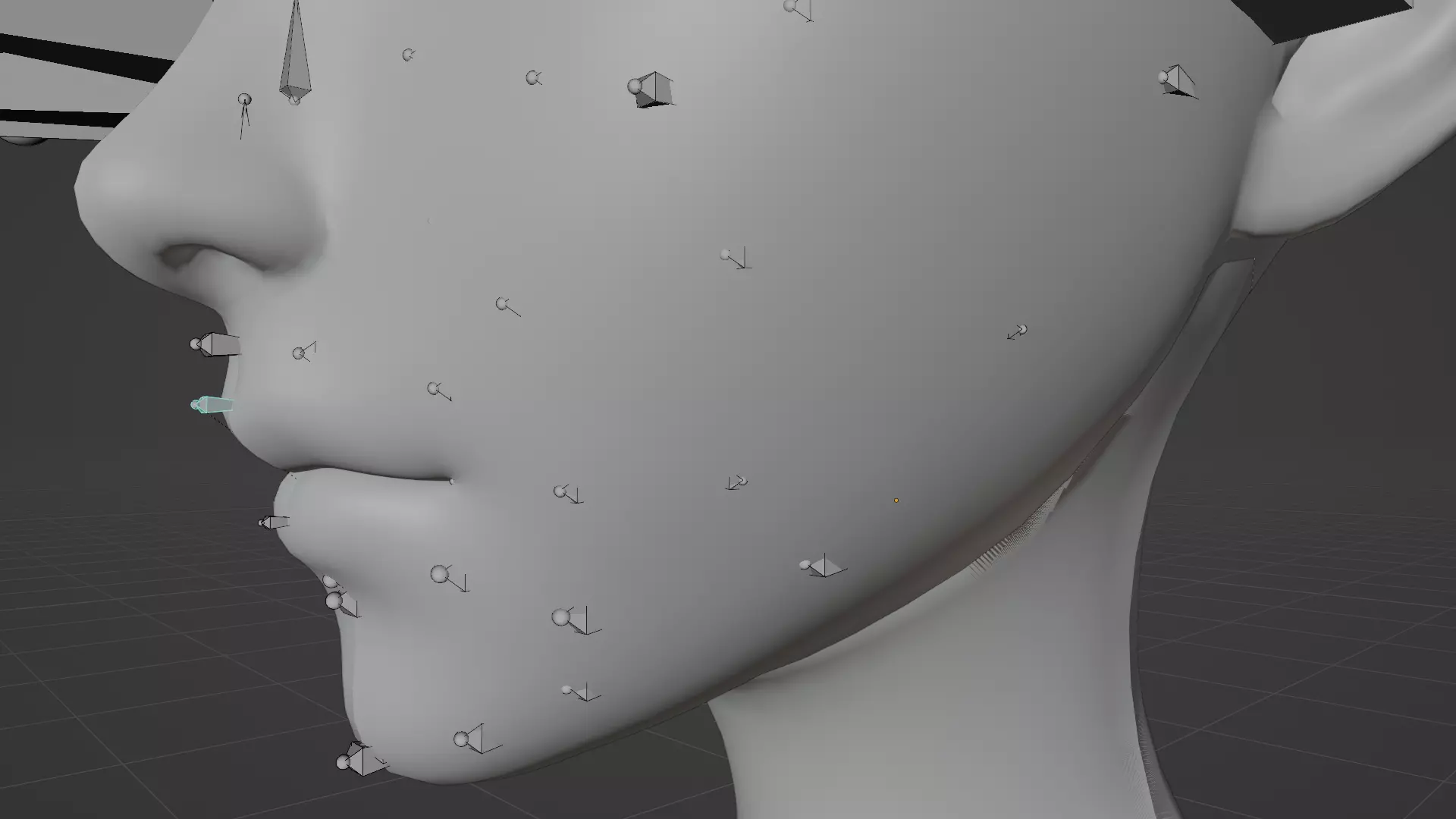 High Detail Asian Anime GirlCute Best BaseMesh Asset Rigged Hot  3D model_62