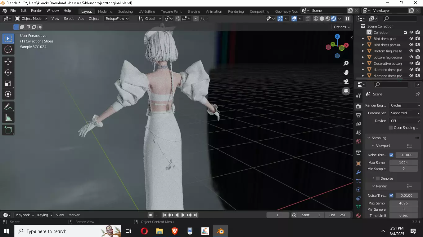 High Detail Asian Anime GirlCute Best BaseMesh Asset Rigged Hot  3D model_10