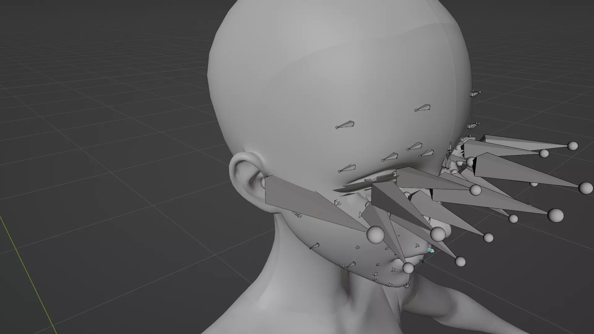 High Detail Asian Anime GirlCute Best BaseMesh Asset Rigged Hot  3D model_68