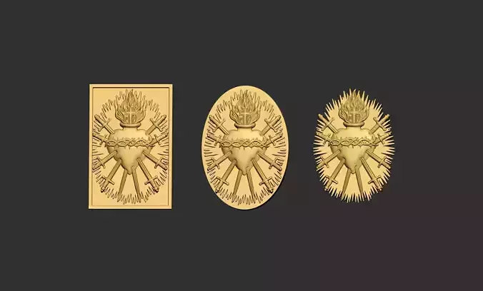 Heart Pendant 3D print model