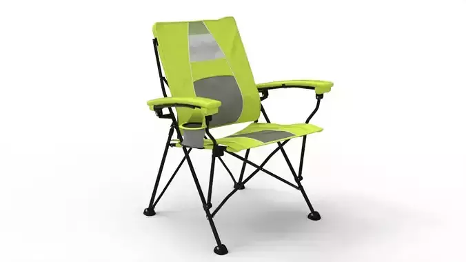 STRONGBACK Elite Folding Camping Lawn Lounge Chair 3D model