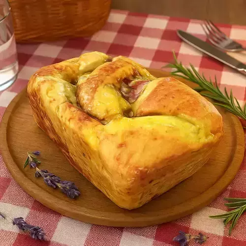 Ham bread Scanned Game Asset Lowpoly and original Scan 3D model